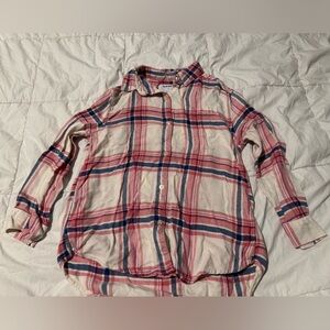 Old Navy Girl Flannel Button Down shirt